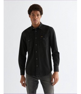 Koszula Wrangler WESTERN SHIRT 112378427 Rinse Black