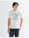 T-shirt Wrangler AMERICANA TEE 112377951 Worn White