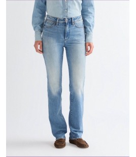 Jeansy Wrangler Straight 112378174 American Blue