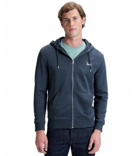 Bluza Lee ESS FULL ZIP HOODIE 112381385 Washed Black