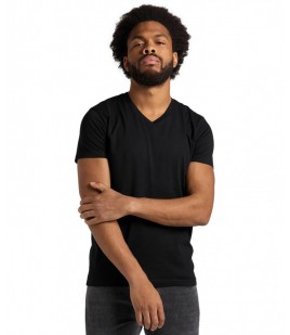 T-shirt Lee TWIN PACK V NECK TEE 112145317 L62ECMKW Black/White