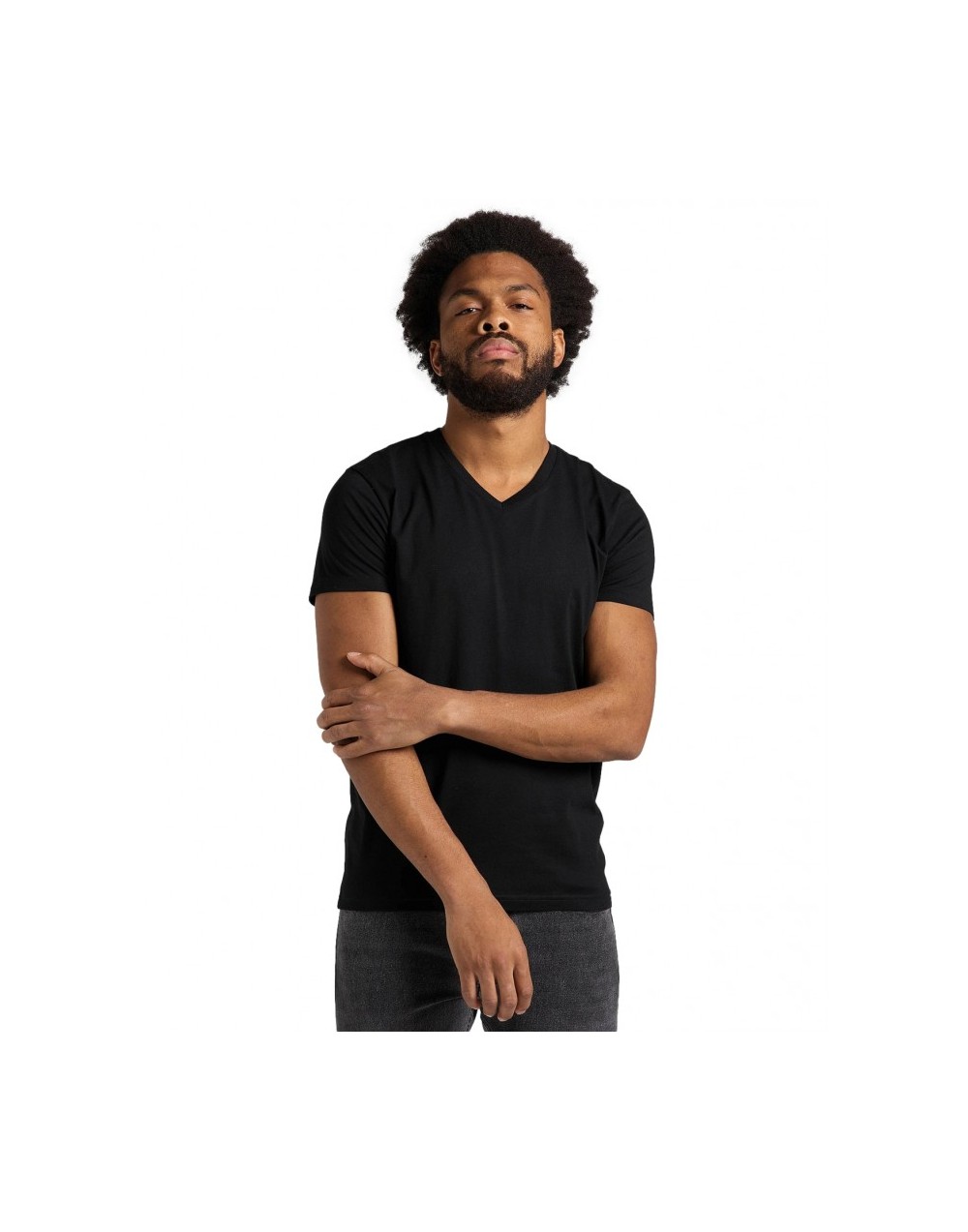 T-shirt Lee TWIN PACK V NECK TEE 112145317 L62ECMKW Black/White