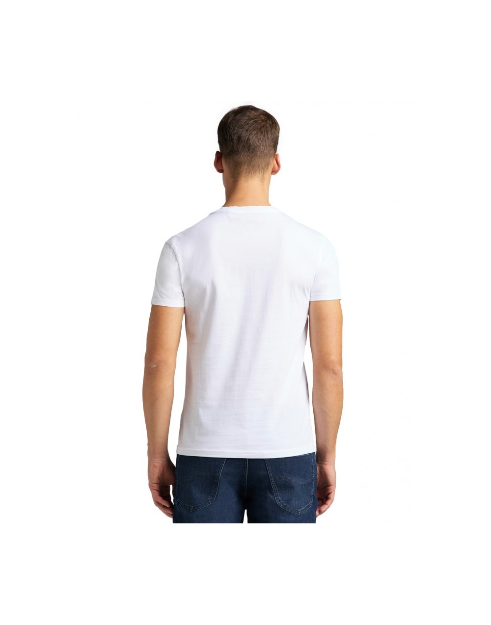 T-shirt Lee TWIN PACK V NECK TEE 112145317 L62ECMKW Black/White