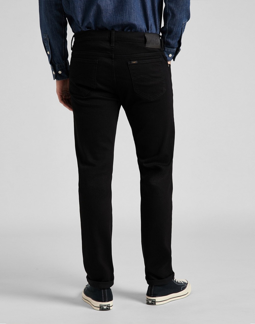 Jeansy Lee Rider 112140635 L701HFAE Clean Black