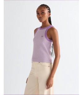 Koszulka Wrangler RINGER TANK 112378086 Bellflower