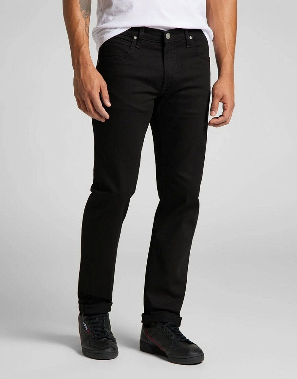 Spodnie Męskie Lee Daren Zip Fly Clean Black 112118173