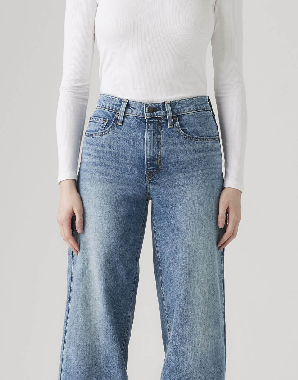 Spodnie Damskie Levi's® 728 HR Wide Leg - Sweet Success 0039B0002