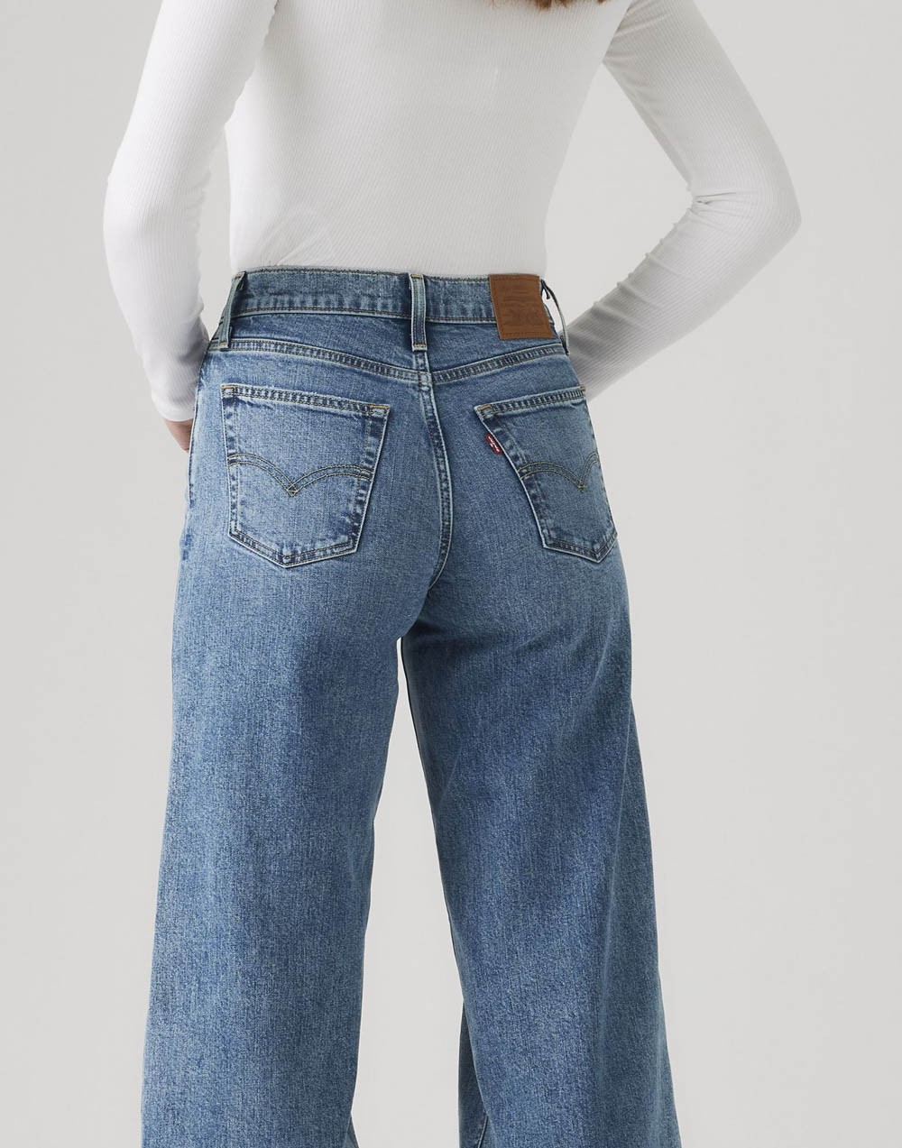 Spodnie Damskie Levi's® 728 HR Wide Leg - Sweet Success 0039B0002