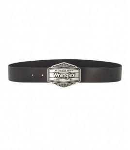 Pasek Wrangler BIG BUCKLE BELT 112358068 Black