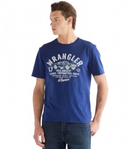 T-shirt Wrangler AMERICANA TEE 112387018 Blue Depths