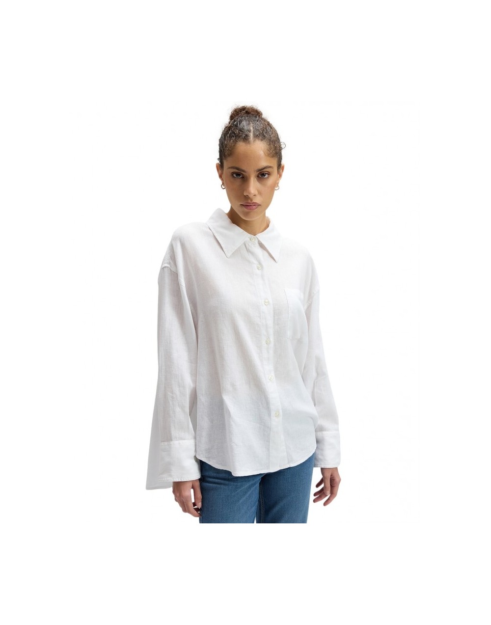 Koszula Lee LOOSE SHIRT 112378892 Bright White