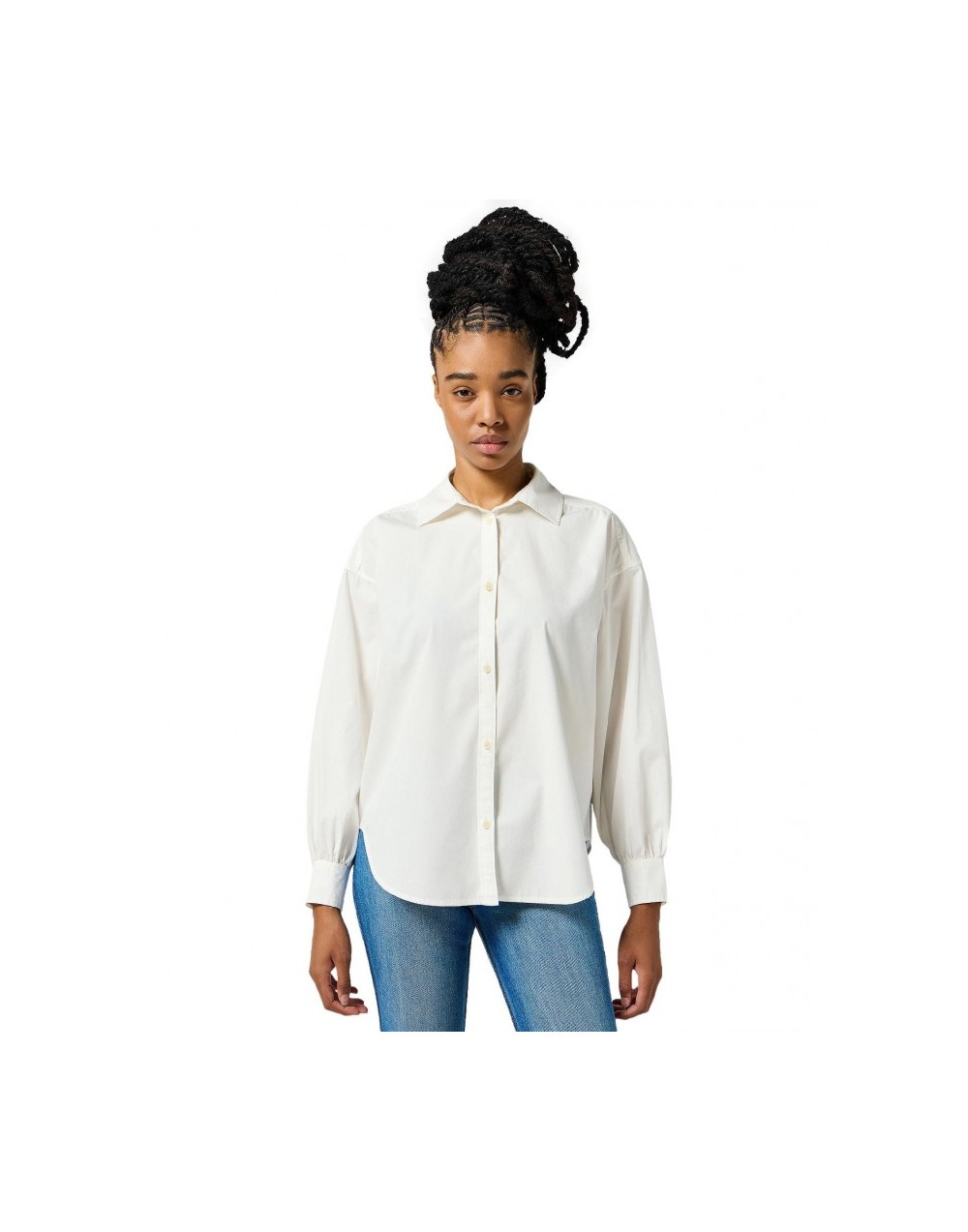 Koszula Wrangler COOL GIRL SHIRT 112356731 Worn White