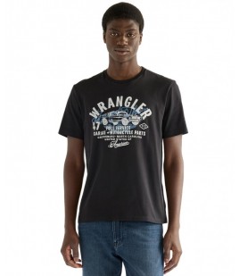 T-shirt Wrangler AMERICANA TEE 112387021 Black Beauty