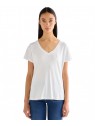 T-shirt Wrangler EASY V NECK 112378066 Bright White