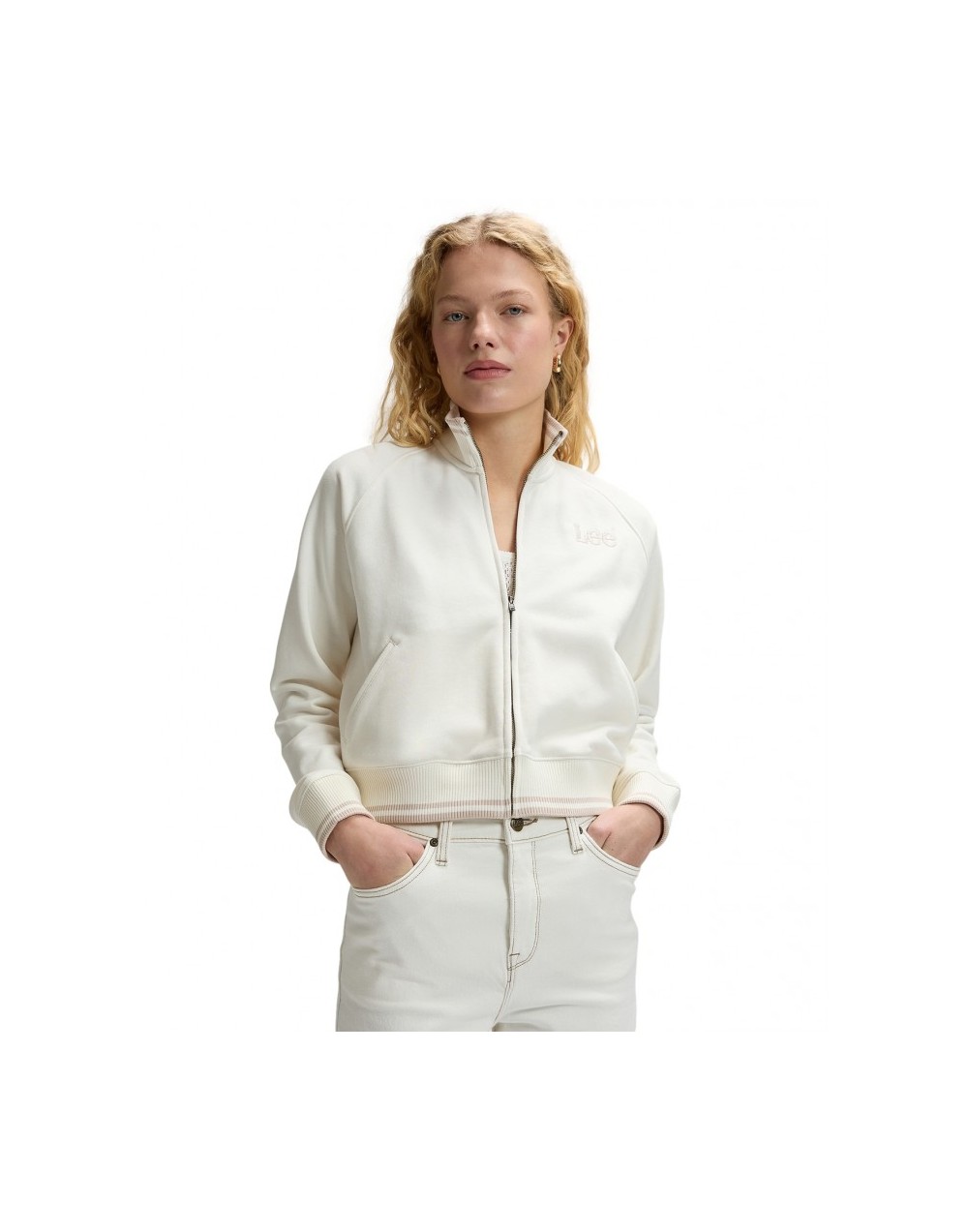 Bluza Lee ZIP UP 112376983 Ecru
