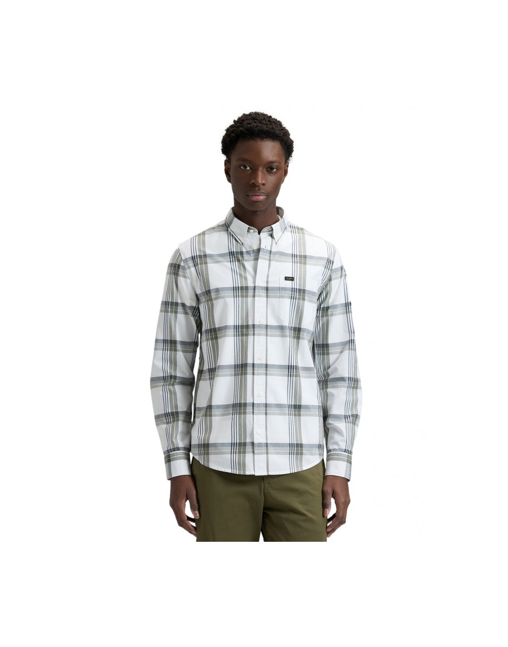 Koszula Lee BUTTON DOWN 112376563 Lichen Navy Paid