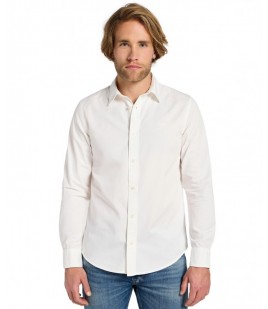 Koszula Lee PATCH SHIRT 112333654 LL37BMLJ Bright White