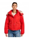 Kurtka Lee HOODED SHORT PUFFER 112355190 True Red