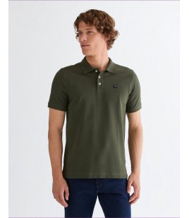 Koszulka Wrangler POLO SHIRT 112378000 Deep Depths
