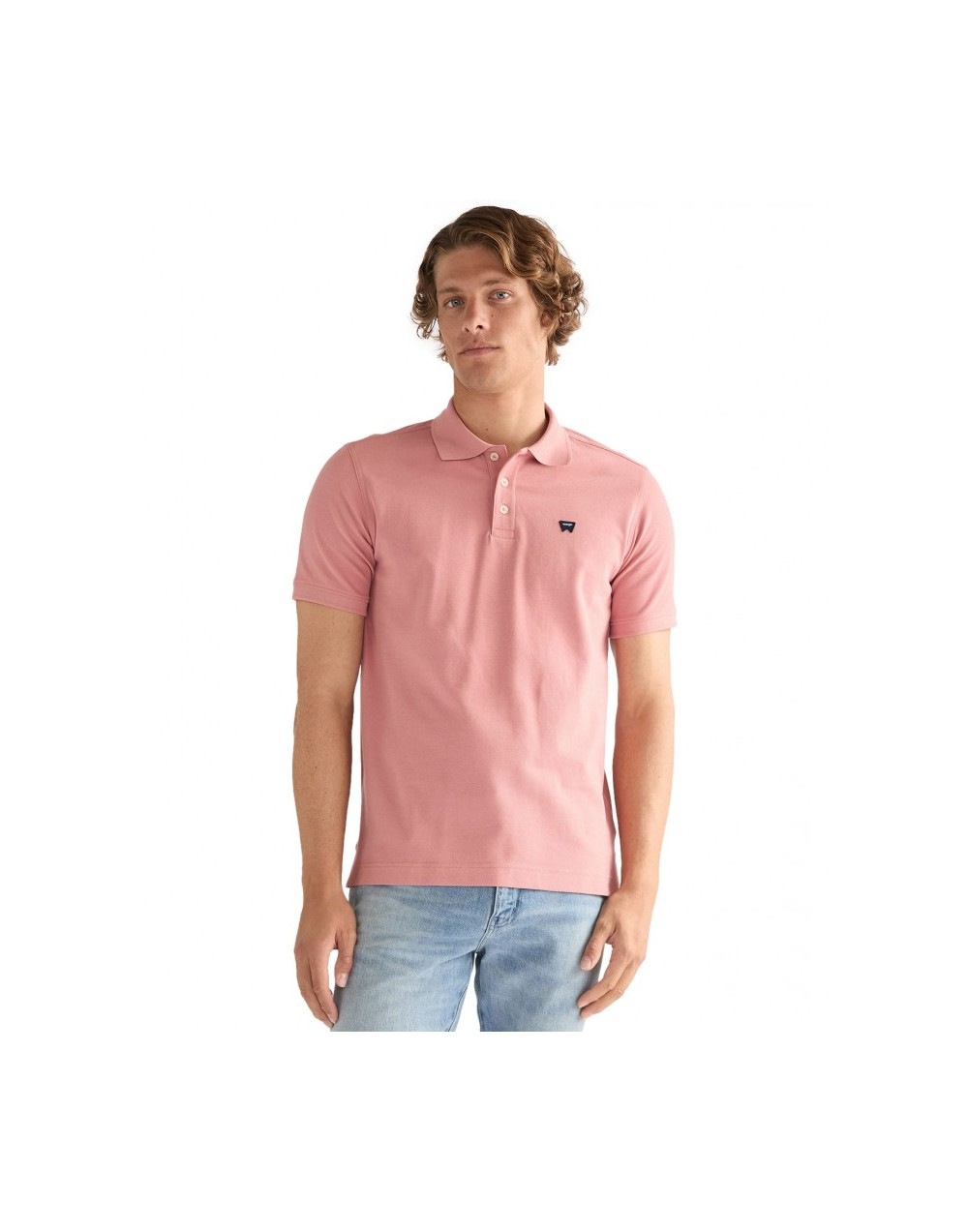 Koszulka Wrangler POLO SHIRT 112378002 Dusty Rose
