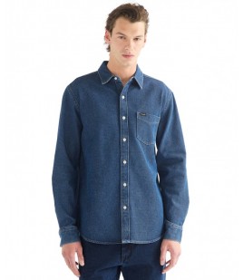 Koszula Wrangler 1 PKT SHIRT 112386941 Dark Wash