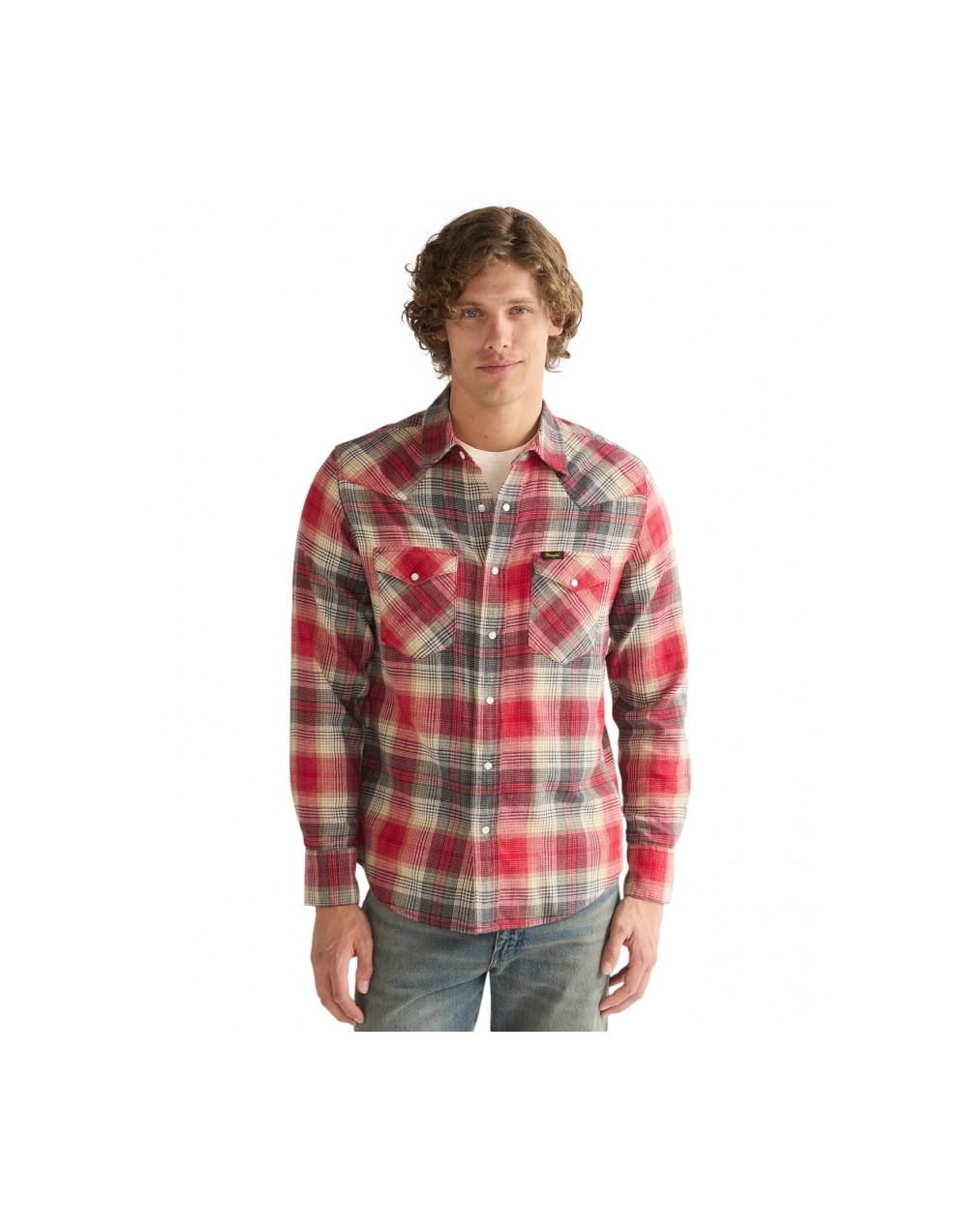 Koszula Wrangler WESTERN SHIRT 112386899 Chili Pepper