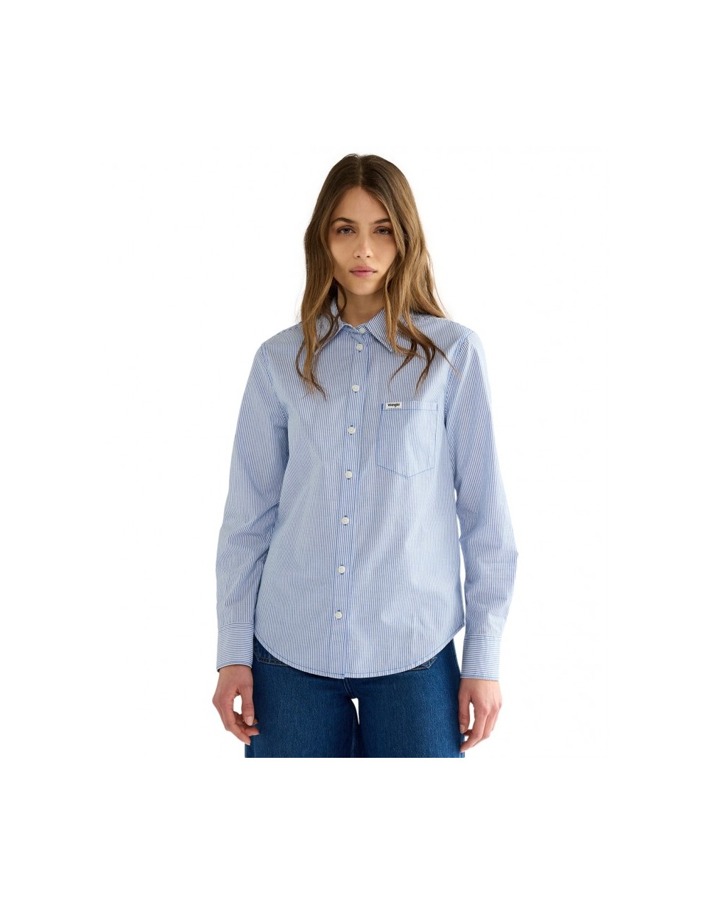 Koszula Wrangler 1 PKT SHIRT 112386758 Blue