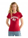 T-shirt Wrangler SHRUNKEN BAND TEE 112386843 Chili Pepper