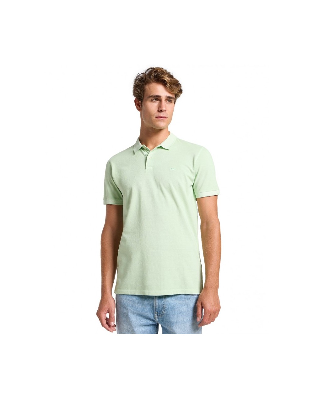 Koszulka Lee GARMENT DYE POLO 112363860 Soft Sage