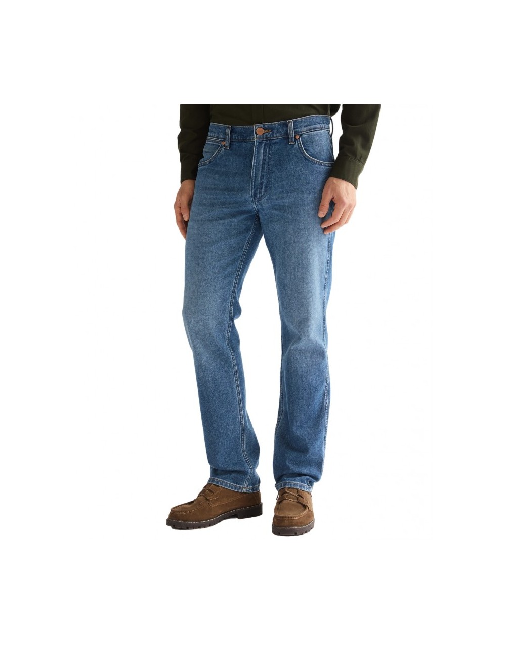 Jeansy Wrangler Greensboro 112386850 Windstorm