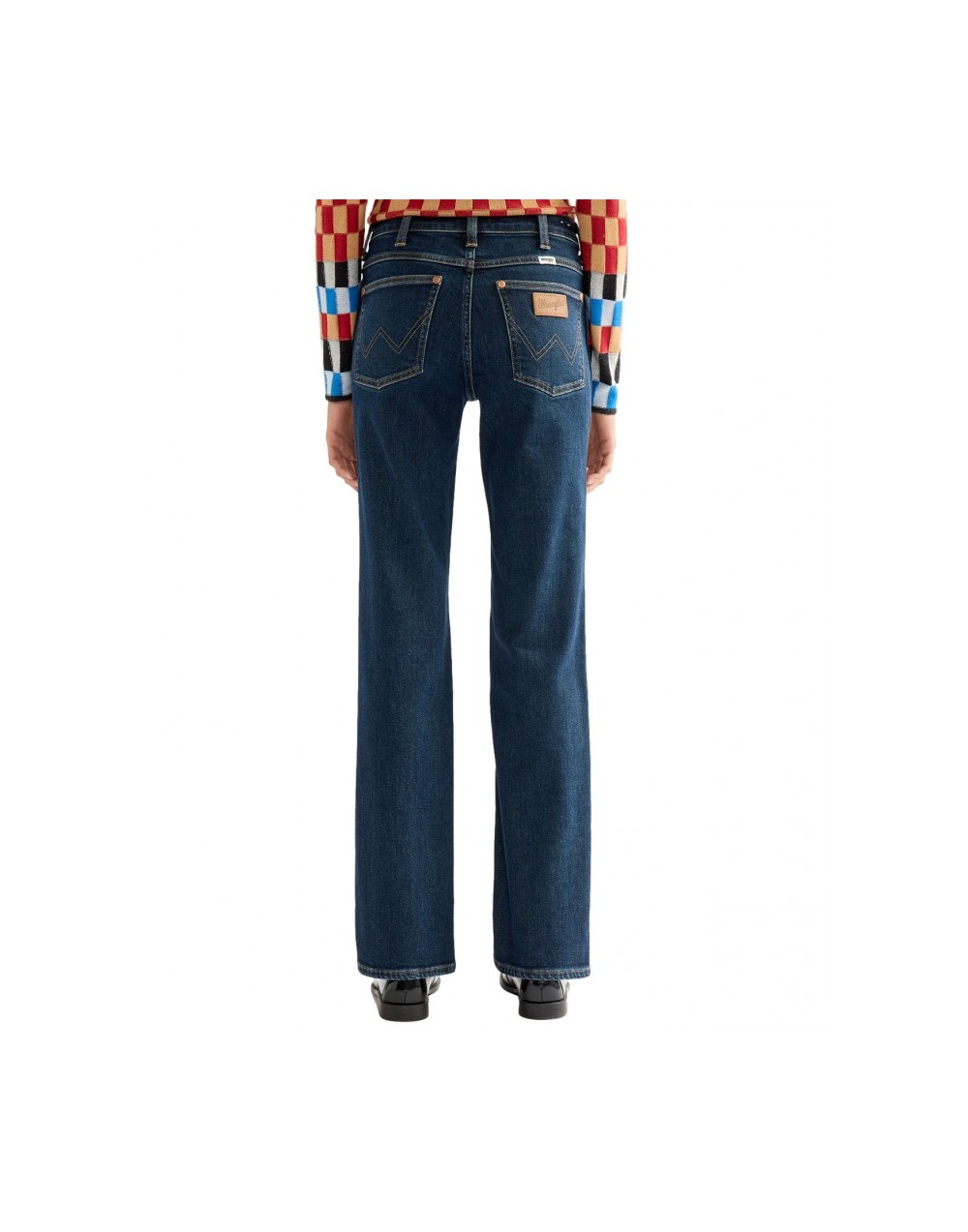 Jeansy Wrangler Straight 112388325 Indigo Eclipse