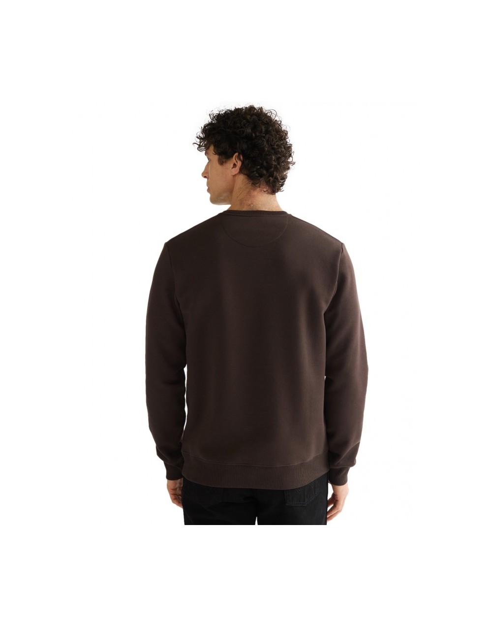 Bluza Wrangler SMALL GRAPHIC CREW 112387041 Chocolate Torte