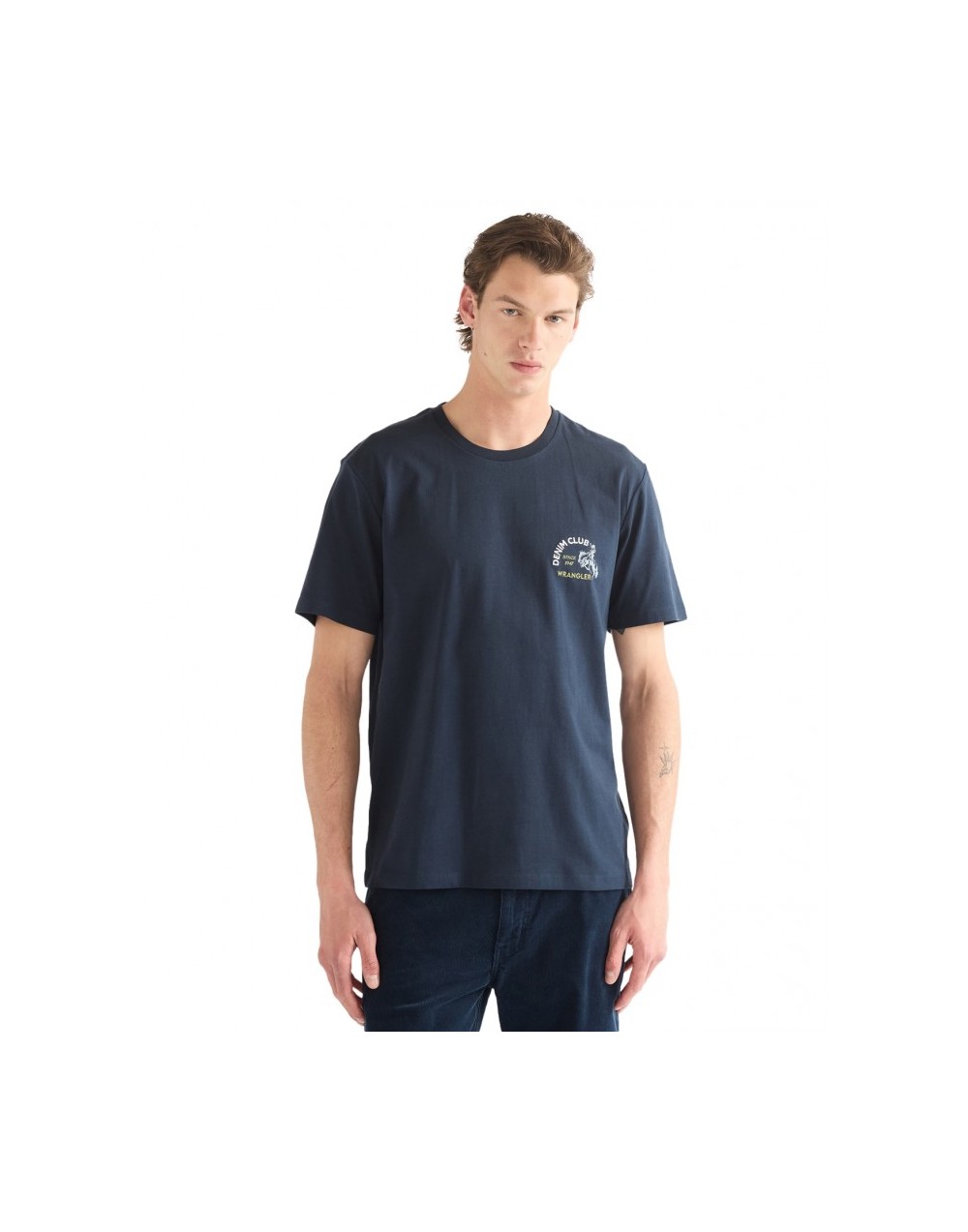 T-shirt Wrangler SMALL GRAPHIC TEE 112387029 Dark Sapphire