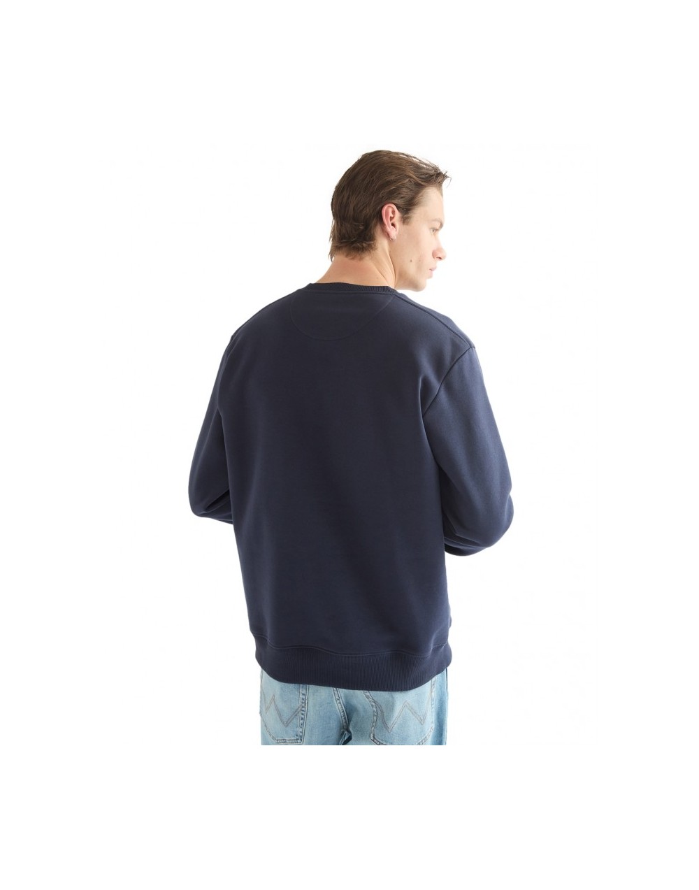 Bluza Wrangler SMALL GRAPHIC CREW 112387040 Dark Sapphire
