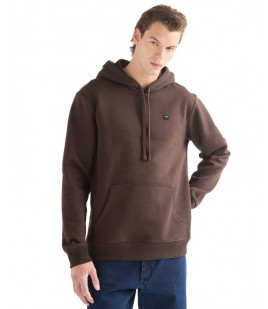 Bluza Wrangler SIGN OFF HOODIE 112387038 Chocolate Torte