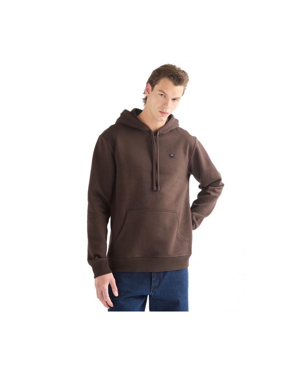 Bluza Wrangler SIGN OFF HOODIE 112387038 Chocolate Torte