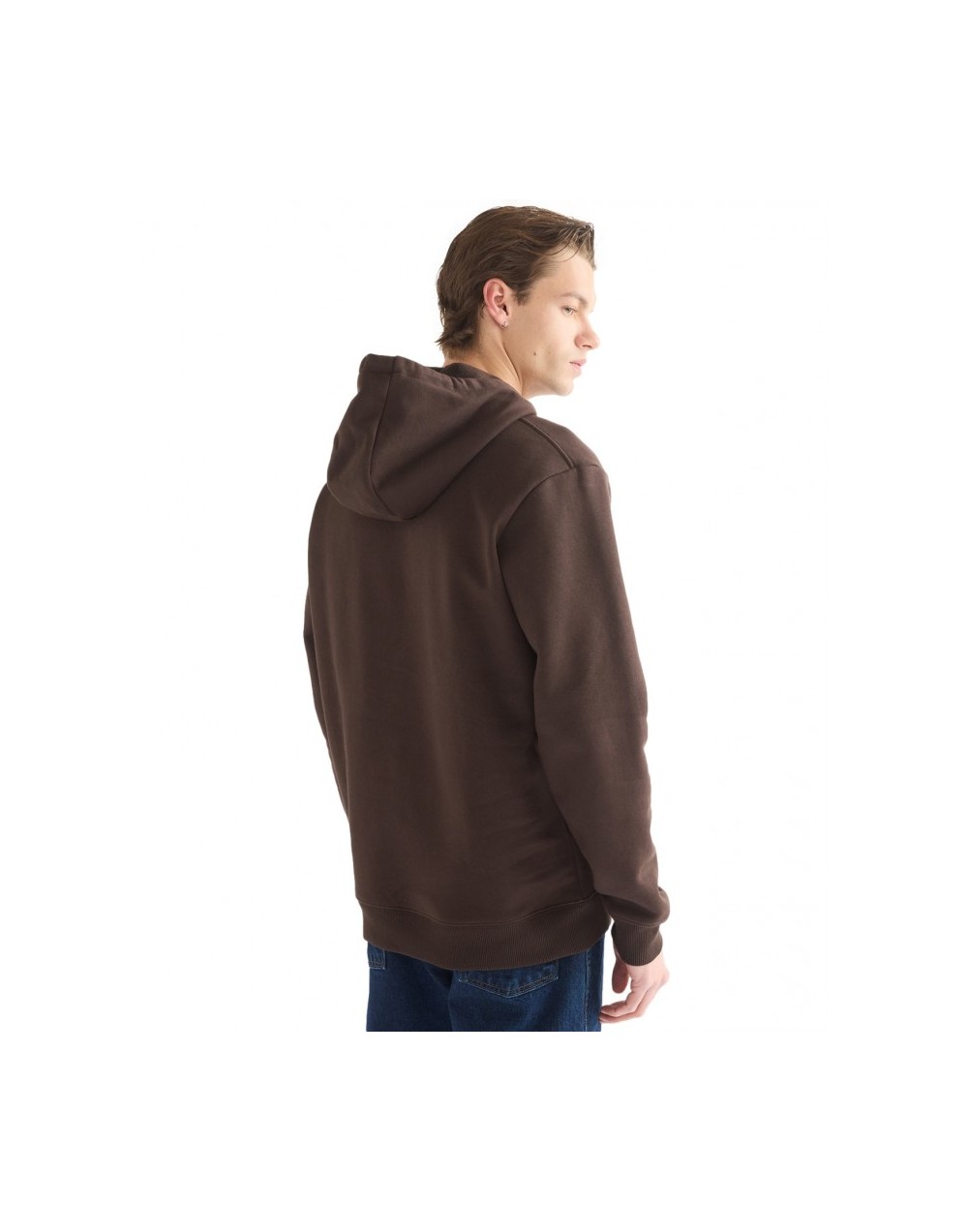 Bluza Wrangler SIGN OFF HOODIE 112387038 Chocolate Torte