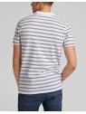 T-Shirt Lee Stripy Polo White  L63PLC12