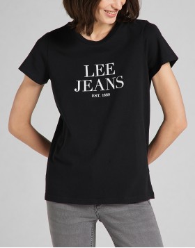 T-Shirt Lee Graphic Tee Black  L41UFE01