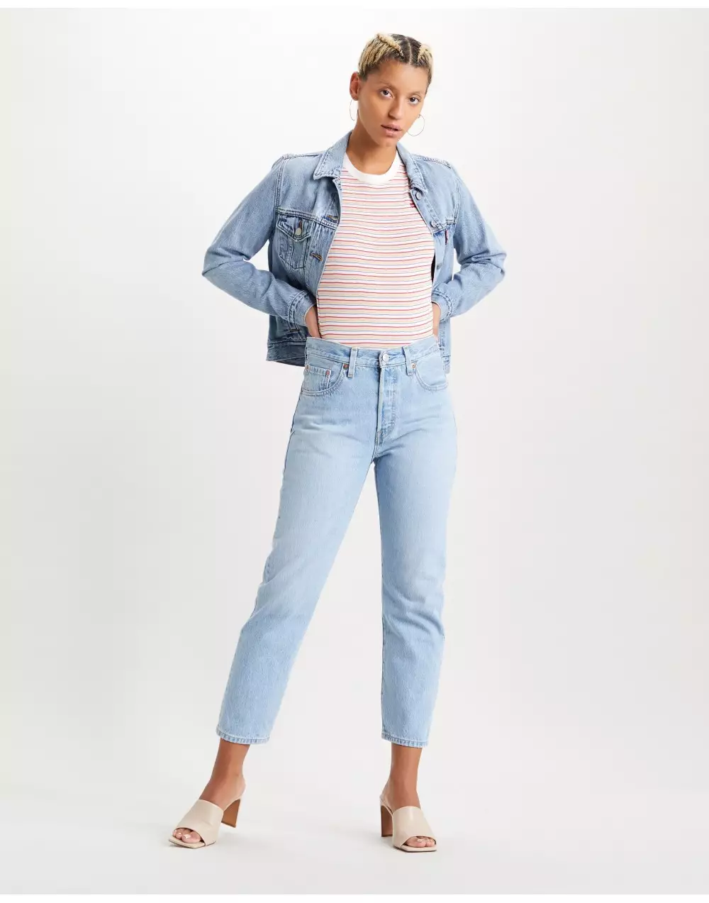 Jeansy Levi's® 501 Crop Ojai Luxor Ra 36200-0124