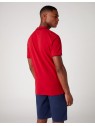 T-Shirt Wrangler  SS Polo Tee Red   W7D5K4X47