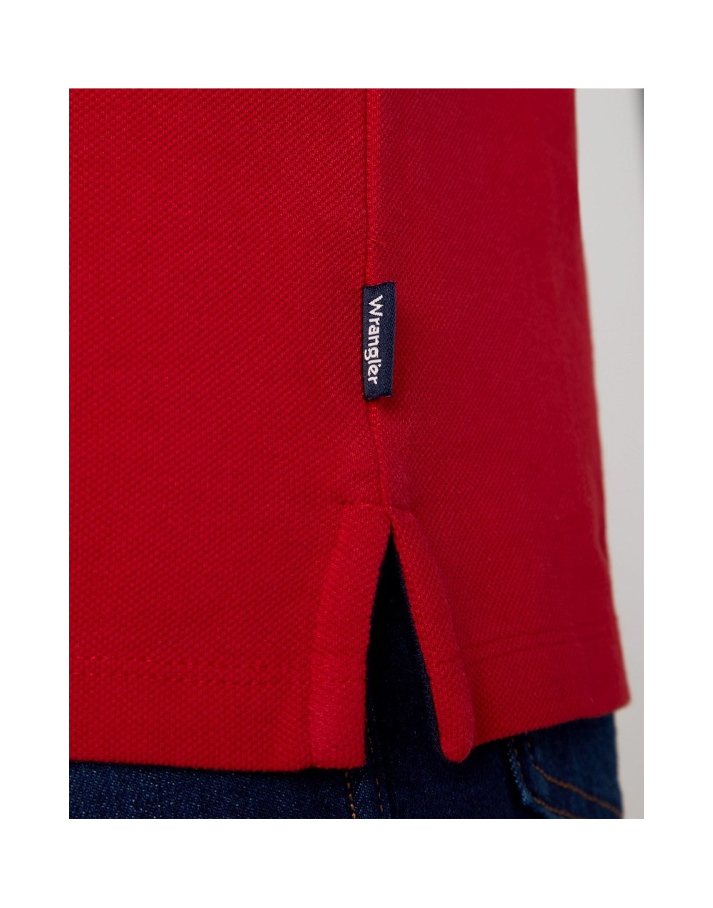 T-Shirt Wrangler  SS Polo Tee Red   W7D5K4X47