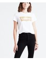T-Shirt Levi's® Powder Print Gold White 17369 0453