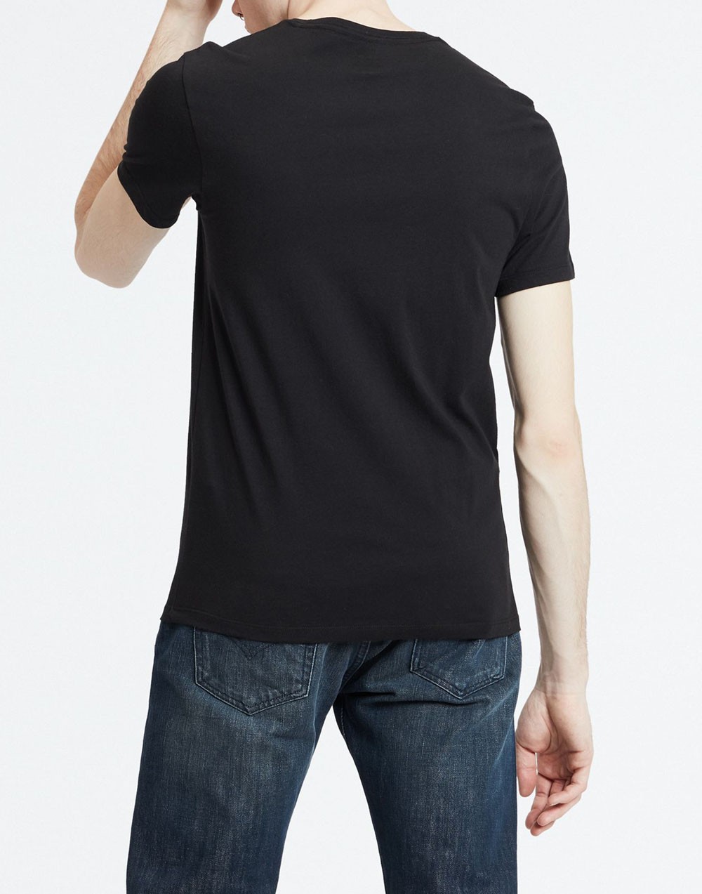T-Shirt Levi's® SLIM 2 pack Crewneck Black 79541-0001