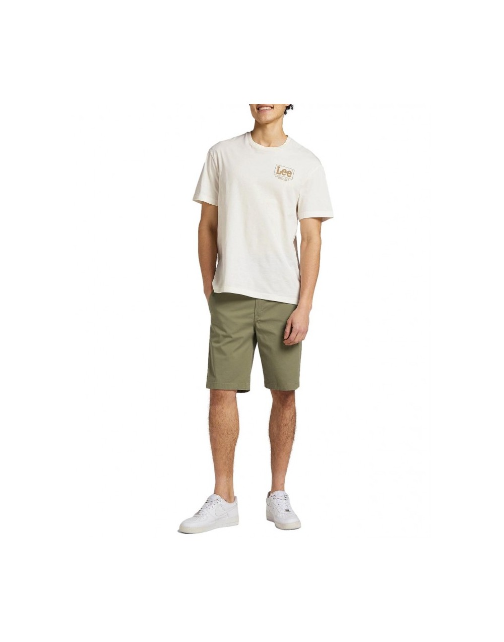 Szorty Lee Regular Chino Short Olive Green L70TTY72