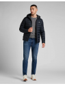 Kurtka Lee Light Puffer JKT Navy Black L87HSZ01