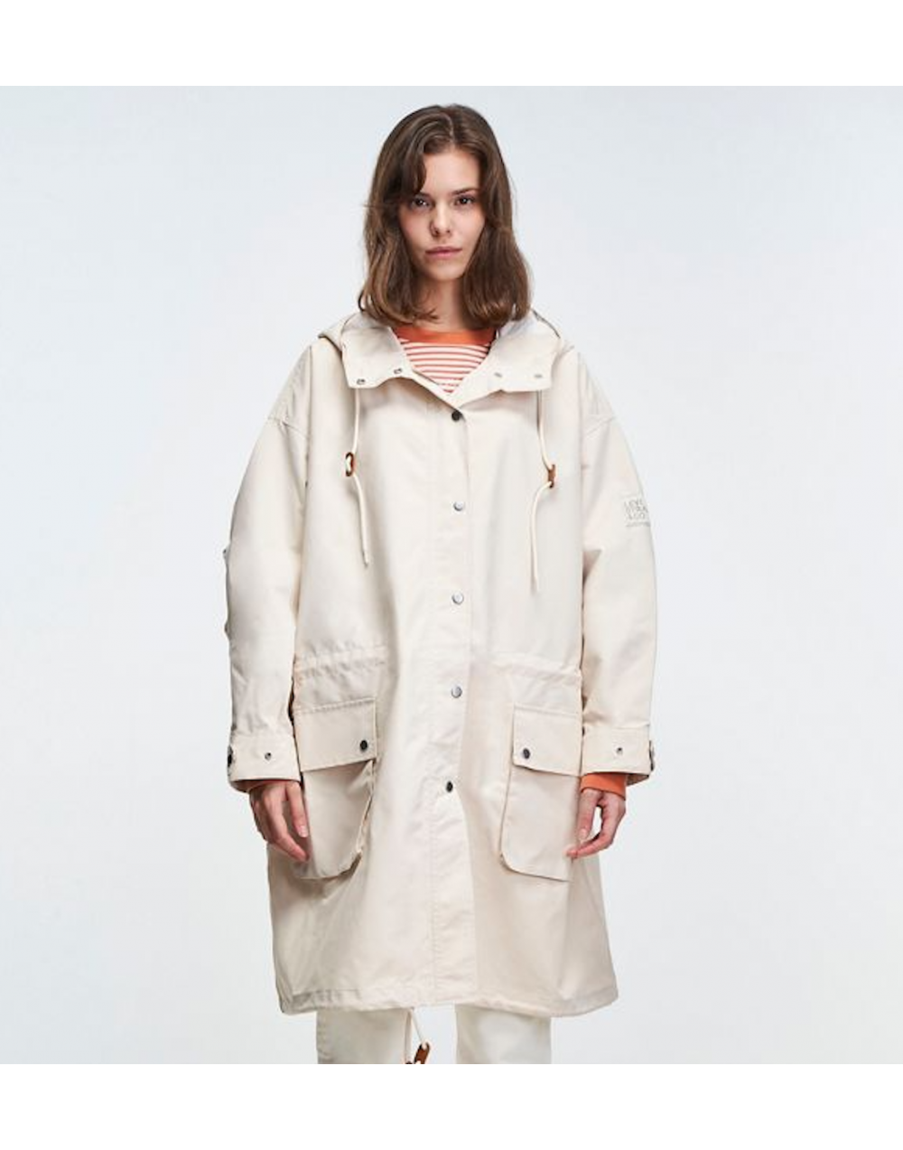 Kurtka Levi's® Rain Jacket - Whitecap Gray A3248 0001